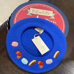 Erstwilder pinup 50s beret macaroon sweets donuts beret